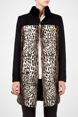 Sportmax Geneve Leopard Coat