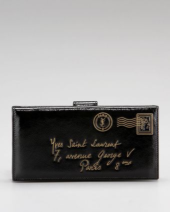 Yves Saint Laurent Mail Wallet - Lyst