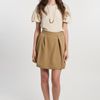 3.1 Phillip Lim Inverted Pleated Skirt in Camel in Beige (camel) - Lyst