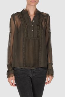 Diane Von Furstenberg Long Sleeve Shirt - Lyst