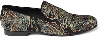 Jimmy Choo Paisley Patterned Loafer - Lyst