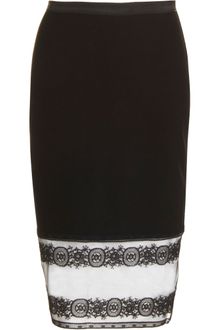 Boudicca Lace Pencil Skirt - Lyst