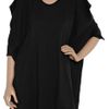 Complexgeometries Draped Cottonjersey Oversized Tshirt in Black - Lyst