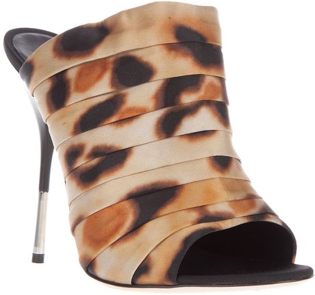 Giuseppe Zanotti Leopard Print Slip On in Animal (leopard) - Lyst