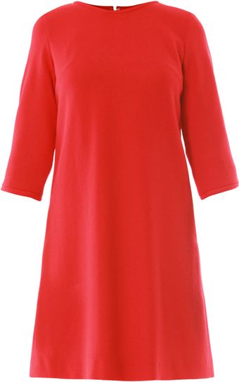 Goat Wool Crepe Dress - Lyst