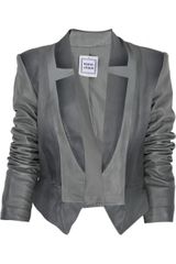 Hervé Léger Julie Leather Jacket