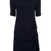 Joseph Drape Dress with Frill in Blue - Lyst