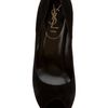 Yves Saint Laurent Peep Toe Shoe in Black - Lyst