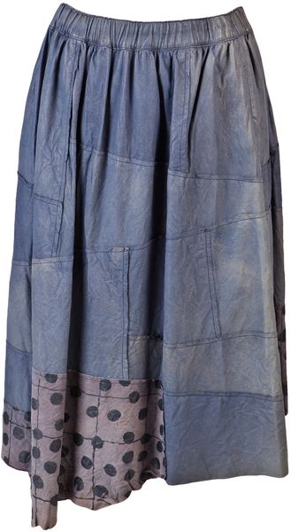 Comme Des Garçons Archive Washed Leather Skirt - Lyst