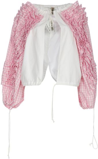 Comme Des Garçons Archive Frill Sleeve Jacket - Lyst