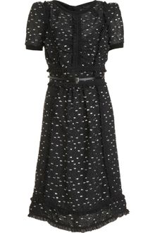 Fendi Fantasy Cap Sleeve Dress - Lyst