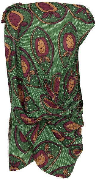 Junya Watanabe Archive Asymmetric Dress in Green - Lyst