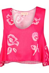 Otis & Maclain Floral Crop Top