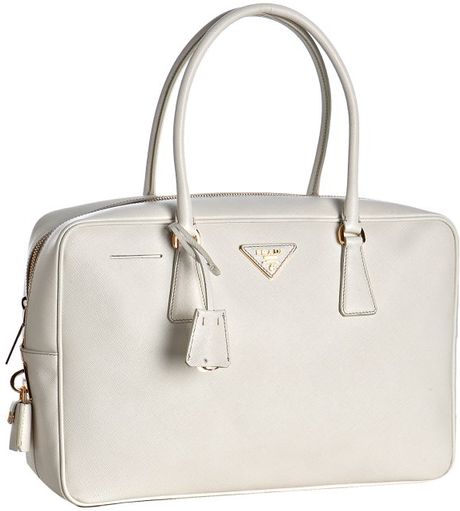 prada white saffiano bag