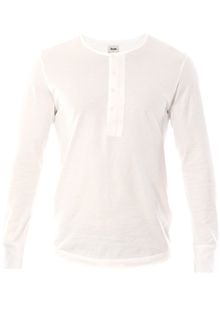 Acne Henley Jersey Top - Lyst