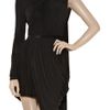 Alexander Wang Asymmetric Finejersey Dress in Black - Lyst