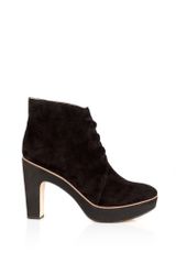 Kors By Michael Kors Divina Contrast Platform Suede Ankle Boot