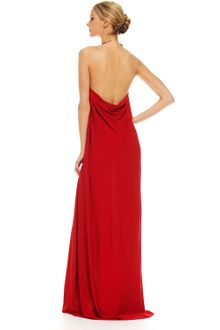 Michael Kors Metal Neck Jersey Gown - Lyst