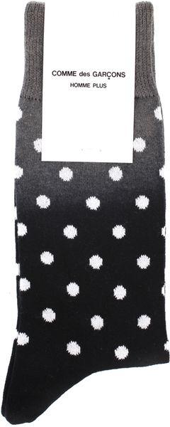 Comme Des Garçons Cotton Polk Dot Socks - Lyst