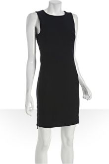 Diane Von Furstenberg Navy Ponte Knit Leigh Side Zip Dress - Lyst
