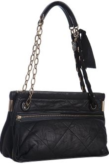 Lanvin Black Quilted Lambskin Amalia Chain Shoulder Bag - Lyst