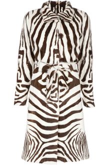 Liska Zebra Print Coat - Lyst