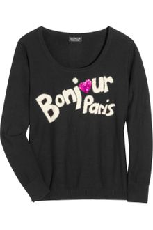 Sonia By Sonia Rykiel Intarsia Cotton-knit Sweater - Lyst