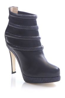 Chrissie Morris Nappa and Python Ankle Boots - Lyst