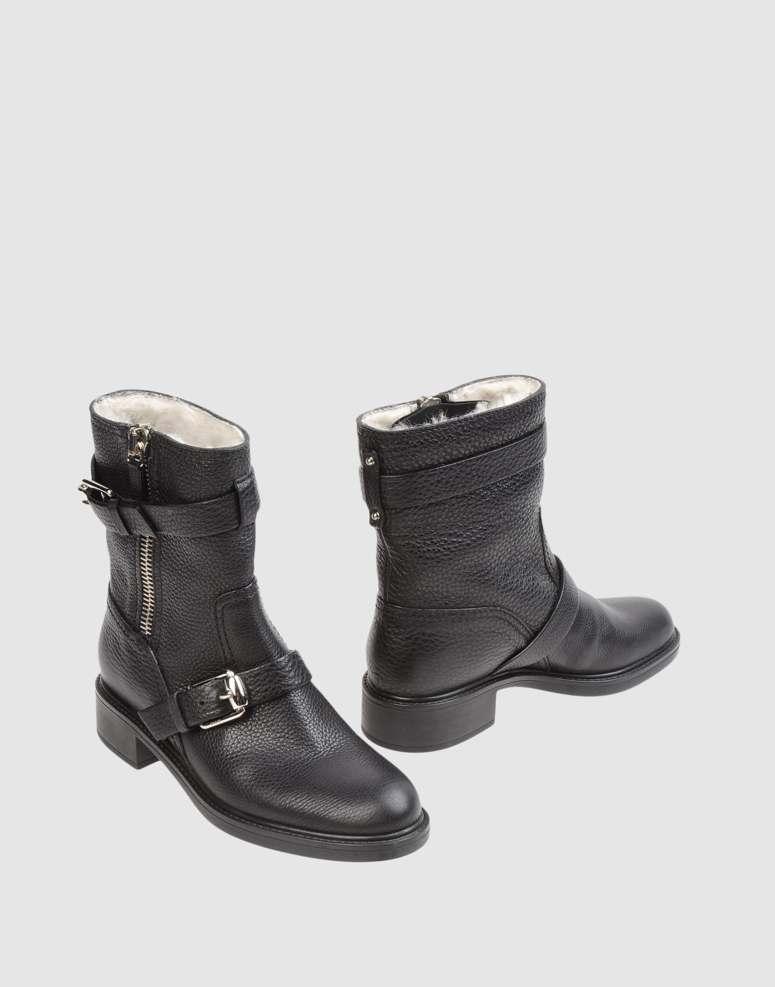 gucci flat ankle boots
