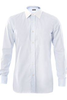 Hardy Amies Contrast Collar Poplin Shirt - Lyst