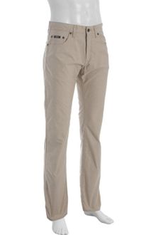 Hugo Boss Black Khaki Cotton Maine Straight Leg Pants - Lyst
