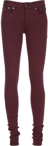 Victoria Beckham Bo Bordeaux Jean - Lyst