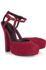 Dolce & Gabbana Suede Platform Sandals