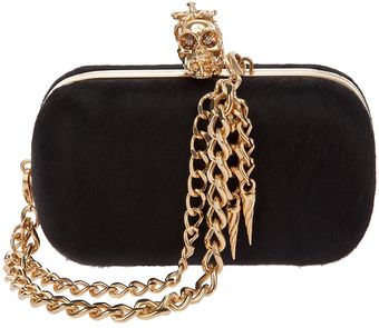 Alexander McQueen Pony Skin Clutch - Lyst