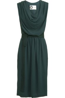 Lanvin Tie Waist Dress - Lyst