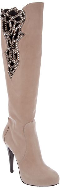 Fabi Cut Out Knee Boot - Lyst