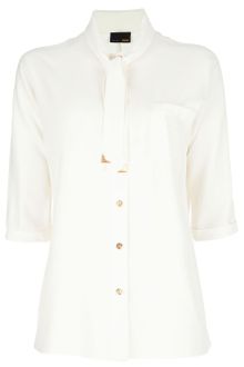 Fendi Shirt with Neck Tie - Lyst