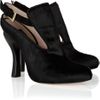 Vionnet Calfhair Cutout Ankle Boots in Black - Lyst