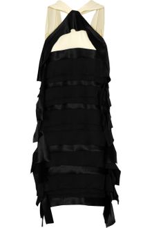 Vionnet Two-tone Tiered Silk Dress - Lyst