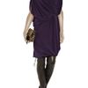 Vionnet Draped Crepe De Chine Dress in Purple - Lyst