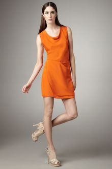 3.1 Phillip Lim Silk Faux-wrap Dress - Lyst