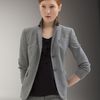 Akris Punto Twobutton Braceletsleeve Jacket in Gray (black) - Lyst