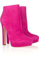 Alexander McQueen Suede Ankle Boots