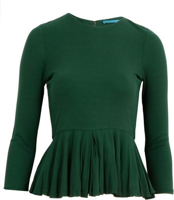 Alice + Olivia Betty Peplum Tee - Lyst
