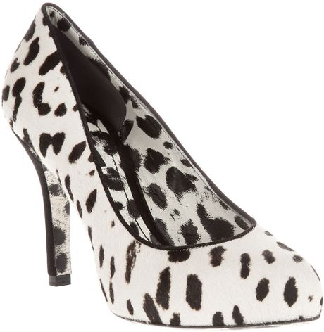 Dolce & Gabbana Dalmatian Print Pony Skin Shoe in Animal (black) - Lyst