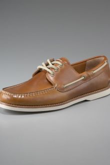 Frye Sully Boat Shoe, Camel - Lyst