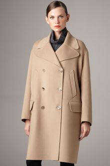 Jil Sander Oversized Double-breasted Coat - Lyst
