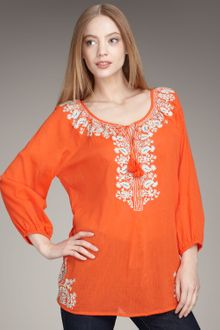 Joie Haruko Embroidered Top - Lyst