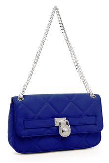 Michael by Michael Kors Hamilton Quilted Flap Shoulder Bag, Cobalt - Lyst
