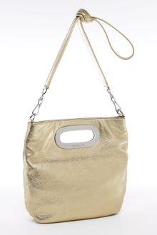 Michael by Michael Kors Berkley Medium Messenger, Pale Gold - Lyst
